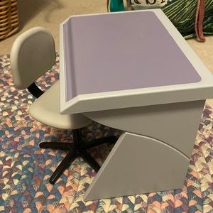 American Girl Doll Pleasant Company Computer Desk and Chair